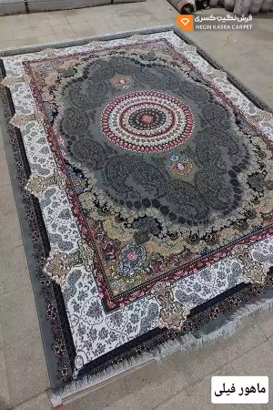 فرش ماهور 440 شانه نگین کسری کاشان